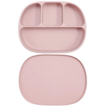 Silicone Four Compartments Dinner Plate – Structured Mealtime Support for Neurodivergent Independence