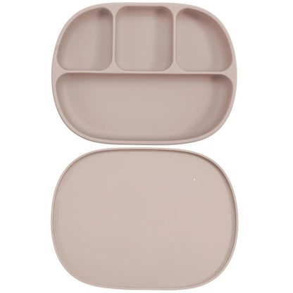 Silicone Four Compartments Dinner Plate – Structured Mealtime Support for Neurodivergent Independence