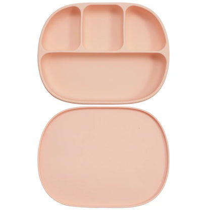 Silicone Four Compartments Dinner Plate – Structured Mealtime Support for Neurodivergent Independence