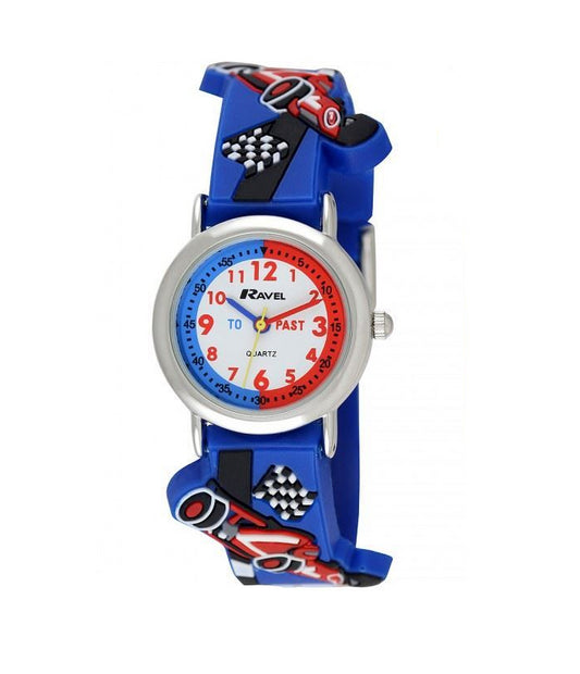 Ravel 3D Race Car Time Teacher Watch – Sensory-Friendly Learning Tool