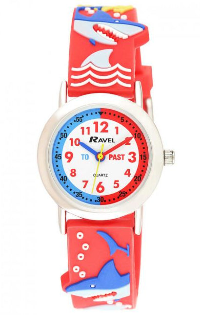 Ravel 3D Shark Time Teacher Watch – Sensory-Friendly Learning Tool
