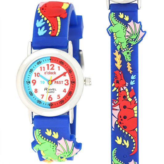 Ravel 3D Dino Time Teacher Watch – Sensory-Friendly Learning Tool