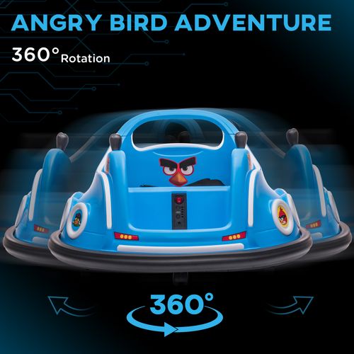 Child riding electric bumper car with soft edges and 360° turning, promoting gross motor confidence.