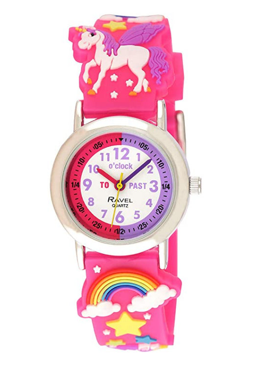 Ravel 3D Unicorn Time Teacher Watch – Sensory-Friendly Learning Tool
