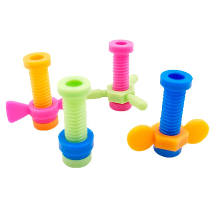 4pcs Colourful ABS Screwing Fidget