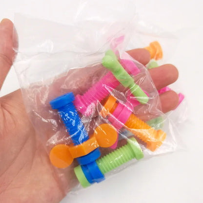 4pcs Colourful ABS Screwing Fidget
