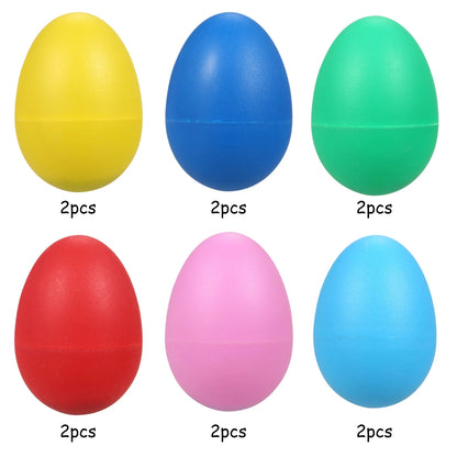 12Pcs Egg Shakers Percussion Musical Instruments