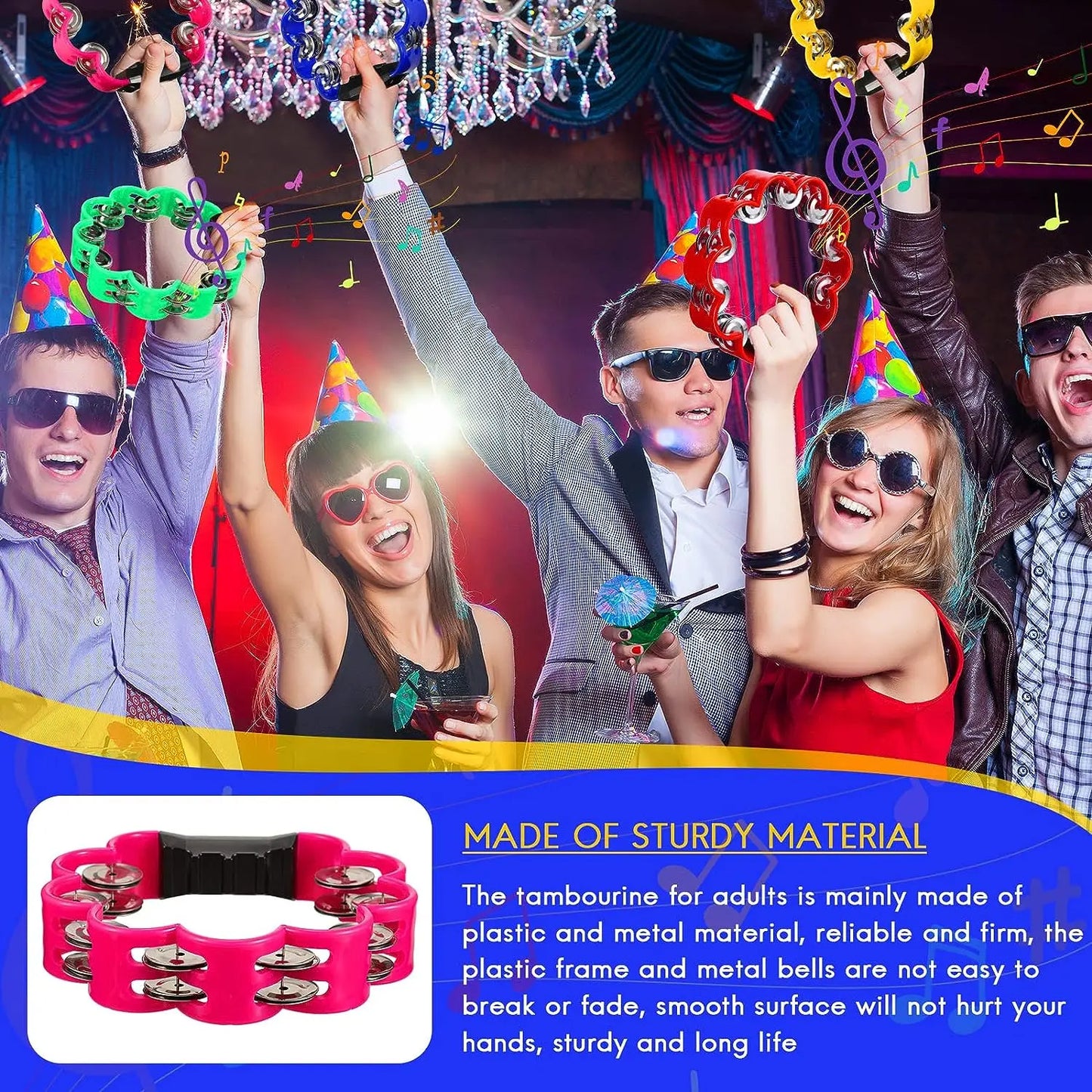 Petal Shaped Tambourine