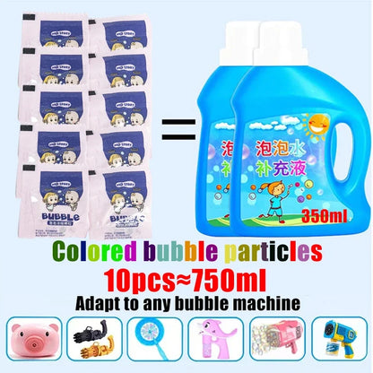 Bubble Concentrate Refill – 10-Pack Granules for Bubble Machines & Sensory Play