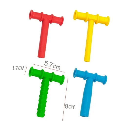 4 Pcs Silicone Chewing Aid