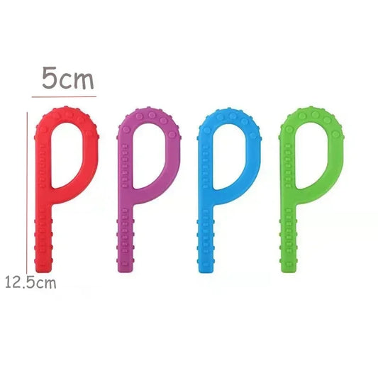 P Shaped Silicone Chewing Aid