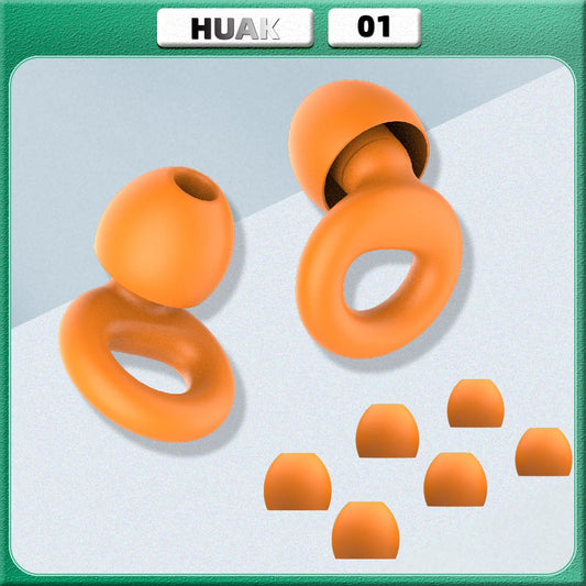 HUAK Silicone Ear Plugs High-Fidelity Noise Reduction for Neurodivergent Teens & Adults