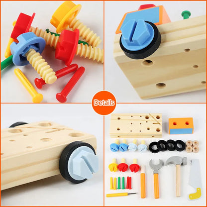 Repair Tool Busy Board Toy – Fine Motor & Sensory Skills Builder for Ages 3+