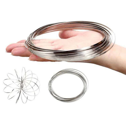Intelligent Toroflux Inductive Flow Ring – Kinetic Desk Toy for Tactile Focus & Visual Flow