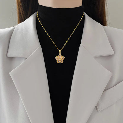 Rotatable Flower Necklace – Discreet Sensory Pendant for Adults