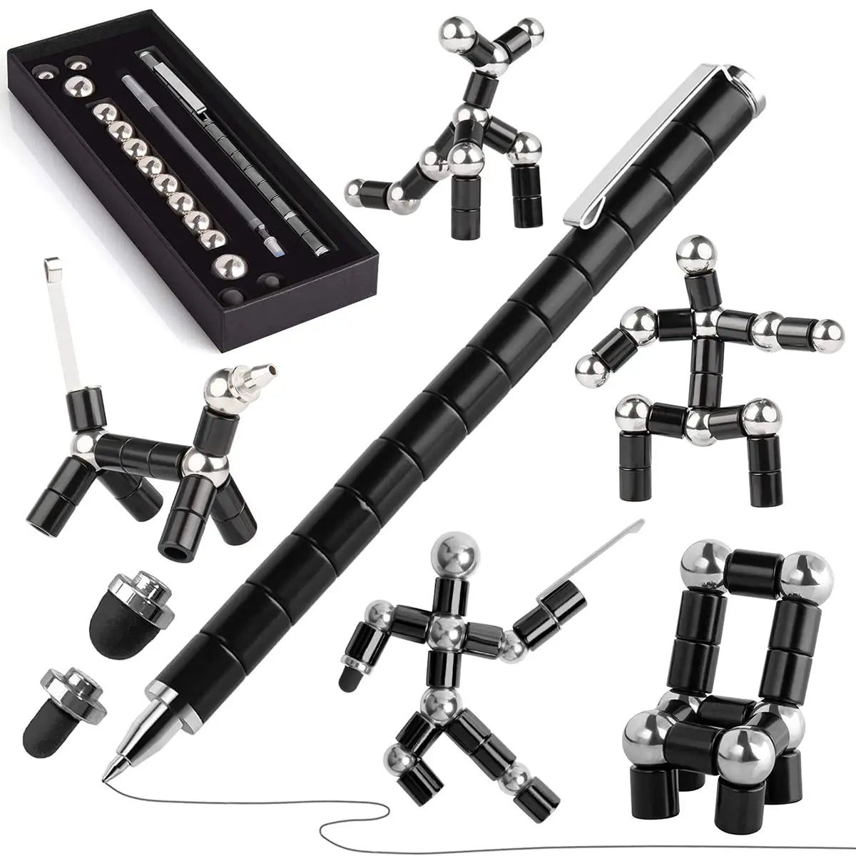 Multifunctional Magnet Fidget Pen – Modular Desk Accessory (Adults Only