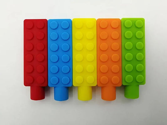 5PCS Silicone Pencil Topper Chew