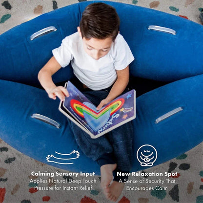 4FT Inflatable Peapod Nest, Hug-Like Calm for Neurodivergent Regulation