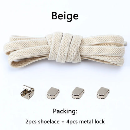 4Pcs No Tie Shoelaces – Effortless, Sensory-Friendly Footwear for All Ages