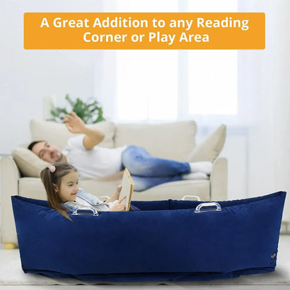 4FT Inflatable Peapod Nest, Hug-Like Calm for Neurodivergent Regulation