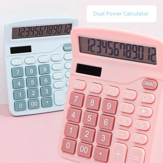 Reliable desktop calculator with tactile buttons and clear layout
