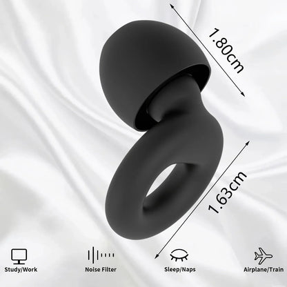 HUAK Silicone Ear Plugs High-Fidelity Noise Reduction for Neurodivergent Teens & Adults