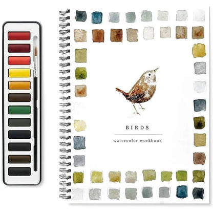 Beginner Watercolour Workbook – Guided Painting Activities for Mindfulness & Skill Building