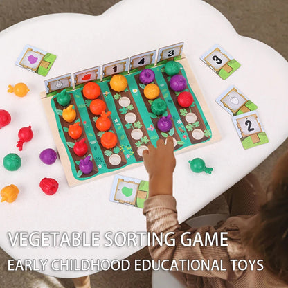 Fruits & Vegetable Math Sorting & Counting Number Game