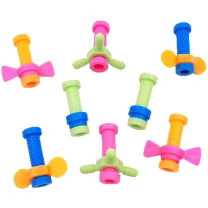 4pcs Colourful ABS Screwing Fidget
