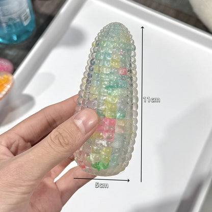 Crystal Corn Squishie – Soft Sensory Fidget for Stress Relief & Emotional Regulation