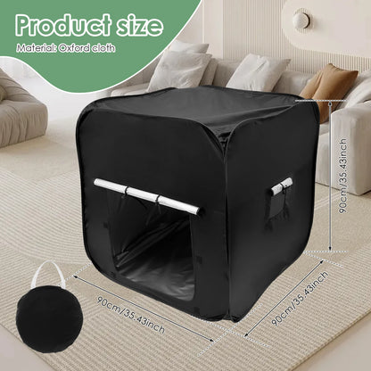 Sensory Tent with Storage Bag-Blackout Calm Space for Neurodivergent Retreat & Regulation
