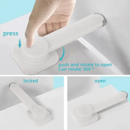 Toilet Safety Lock – Discreet Lid Lock for Bathroom Accident Prevention & Hygiene Protection