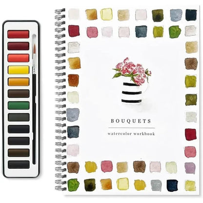 Beginner Watercolour Workbook – Guided Painting Activities for Mindfulness & Skill Building