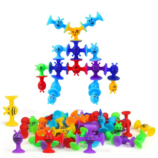 Soft Building Blocks Suction Cup Toys