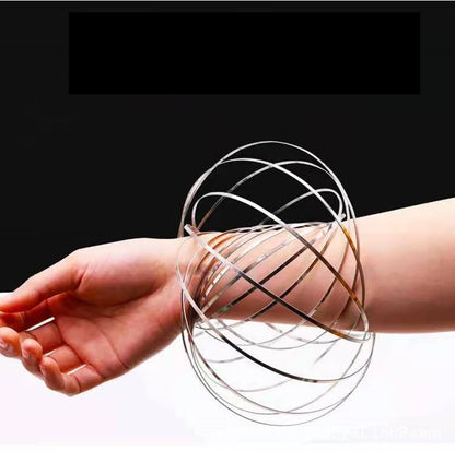 Intelligent Toroflux Inductive Flow Ring – Kinetic Desk Toy for Tactile Focus & Visual Flow