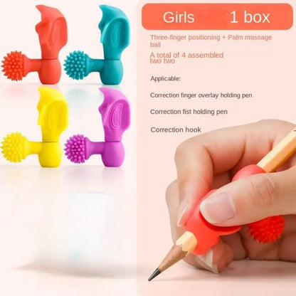 4 pcs Writing Posture Silicone  Writing Aids