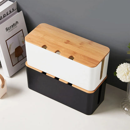 Cable Management Box- Clutter-Free Cord Storage for Calm, Organised Environments