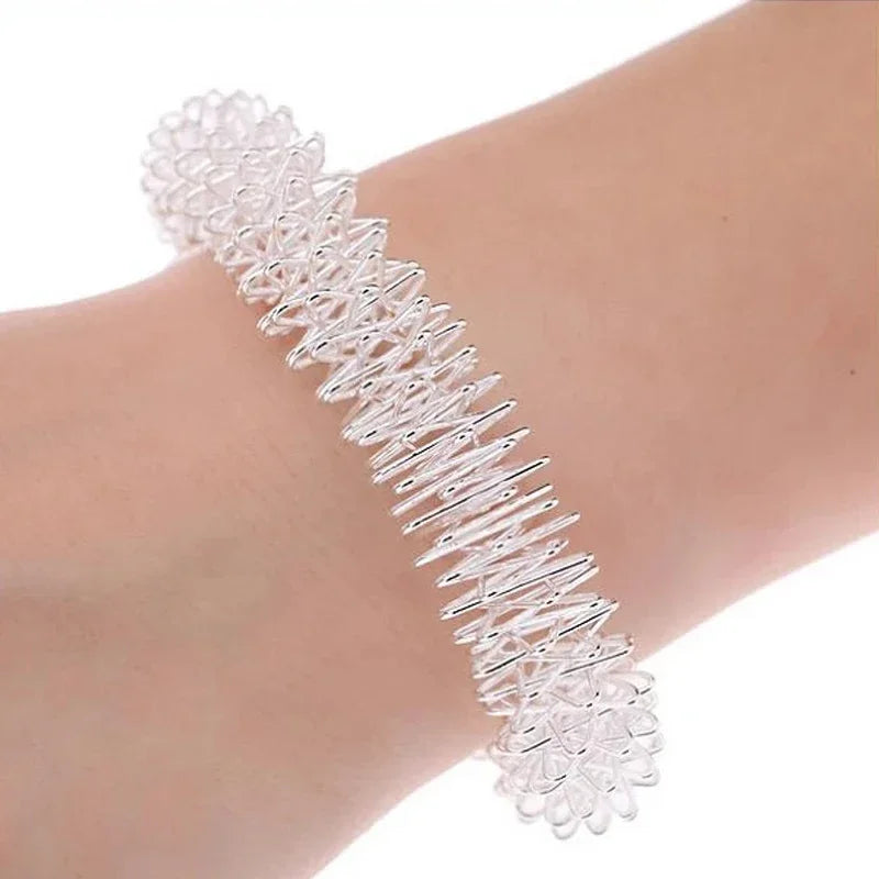 Acupressure Wrist Massage Bracelets- Discreet Stress Relief for Neurodivergent-Friendly Calm