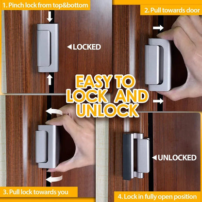 hildproof Reinforcement Lock – 3 Inch Stop for Inward-Swinging Doors