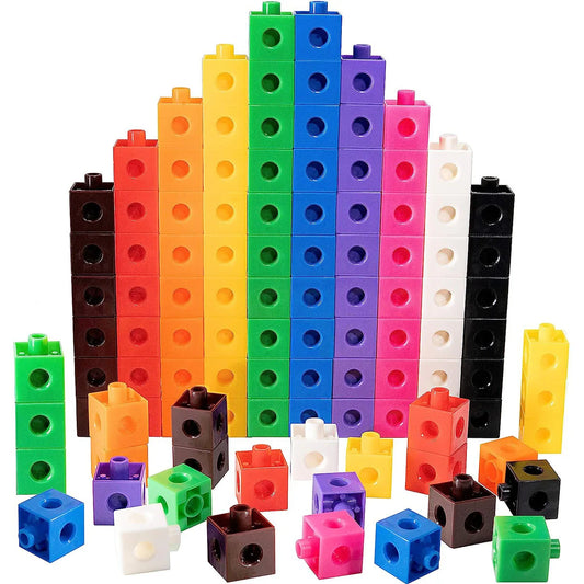 100/200Pcs Counting Mathematical Cubes