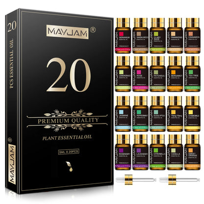 Pure Natural Essential Oils 20pcs Kit | Sensory Wellness for Neurodivergent-Friendly Environments