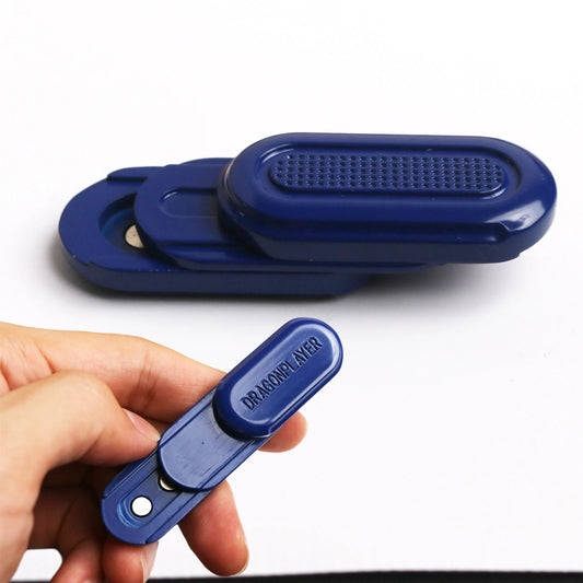 Sleek magnetic slider fidget made from metal for tactile sensory regulation