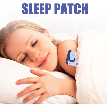 Discreet herbal sticker promoting calm and restful sleep
