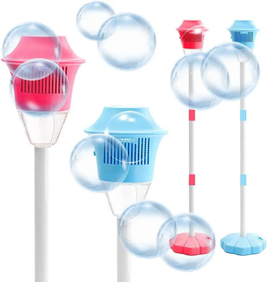 Electric Vertical Adjustable Height Bubble Machine With Music