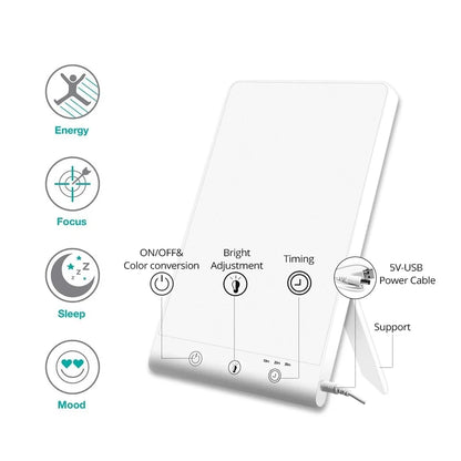 10000 Lux LED SAD Light Daylight Therapy Lamp