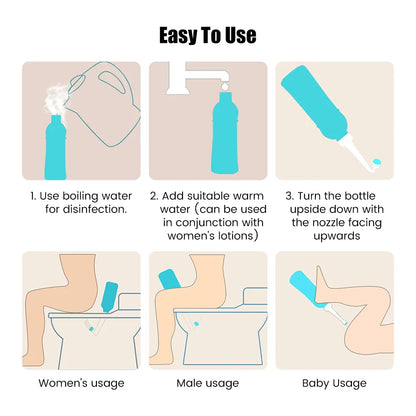 Portable Intimate Hand-Held Bidet Sprayer