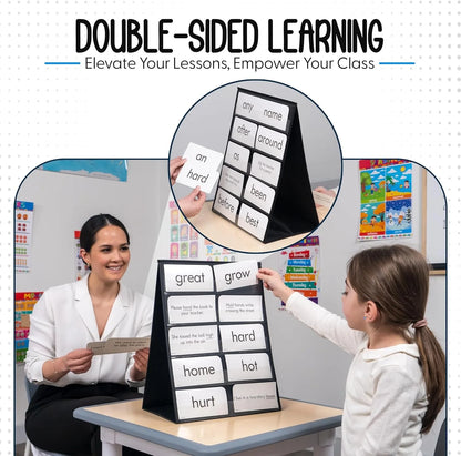Double-Sided Desktop Pocket Chart for Neurodivergent-Friendly Learning