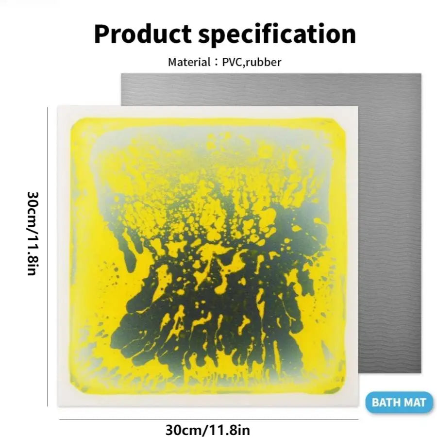 1/4/6/9pcs coloured Liquid  Floor Tiles