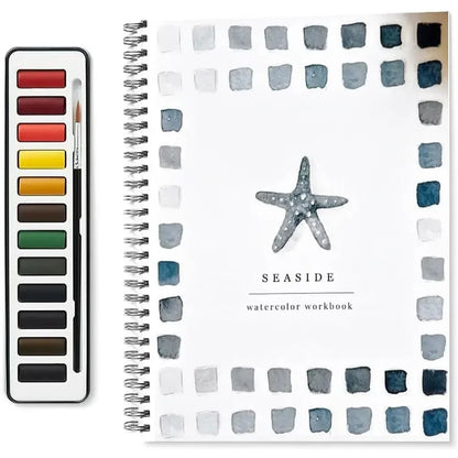 Beginner Watercolour Workbook – Guided Painting Activities for Mindfulness & Skill Building