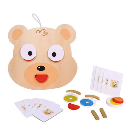 3D Magnetic Animal Puzzle – Expressive Matching Game Ages 3–6 | Brozebra